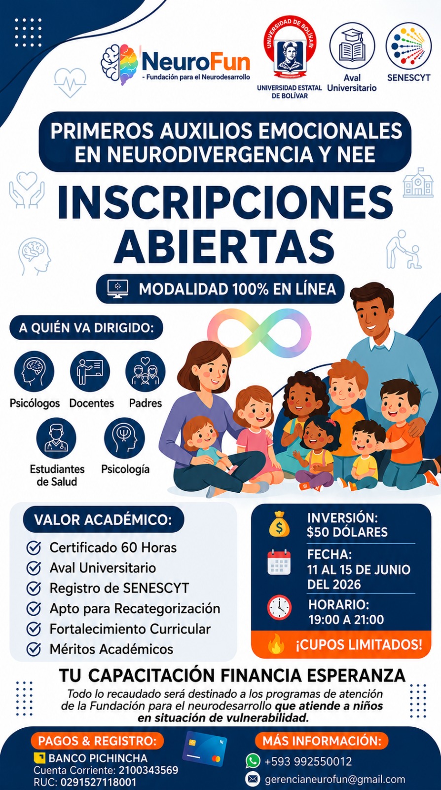 Primeros Auxilios Emocionales en Neurodivergencia y NEE